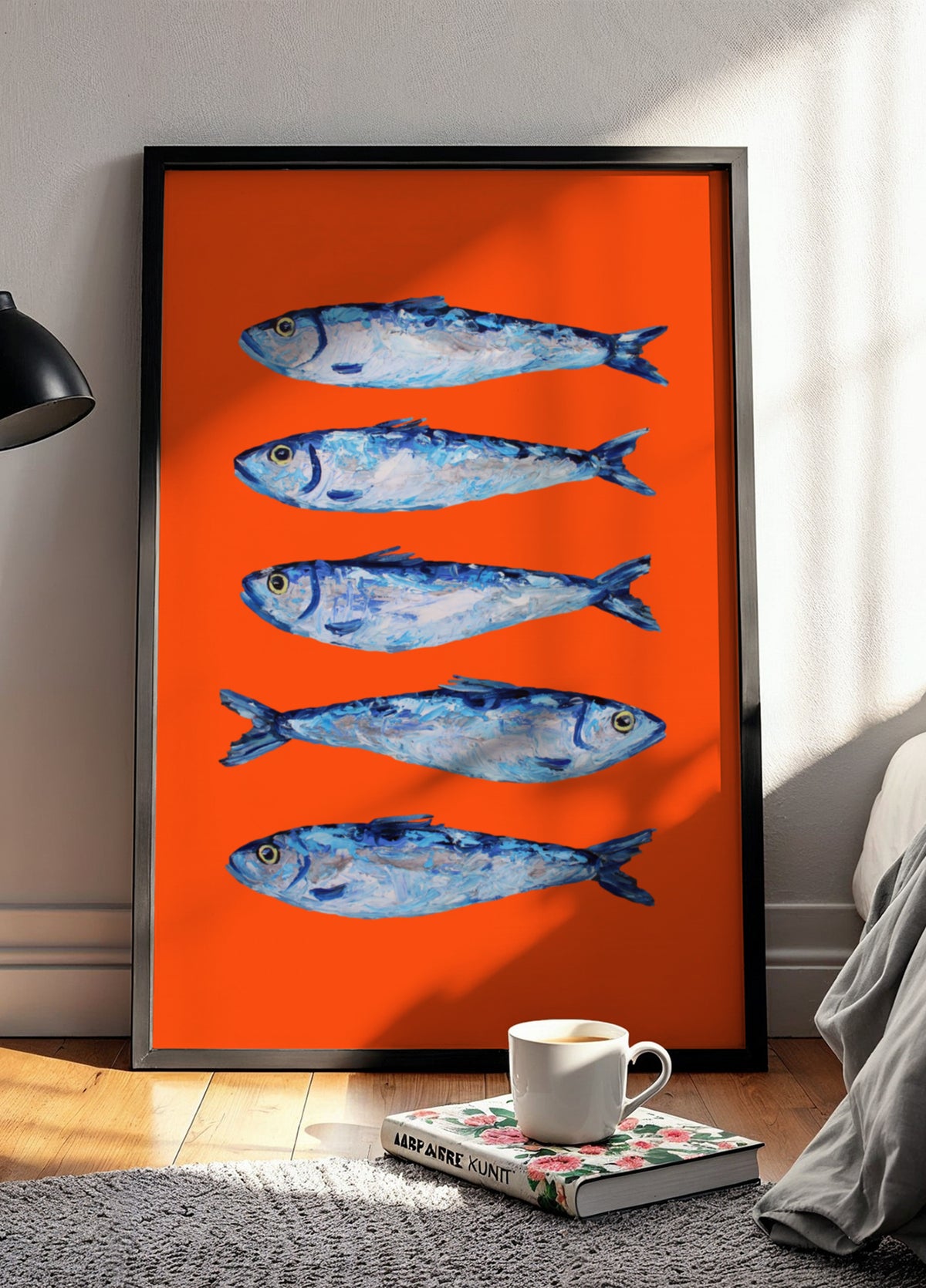 Sardines On Orange