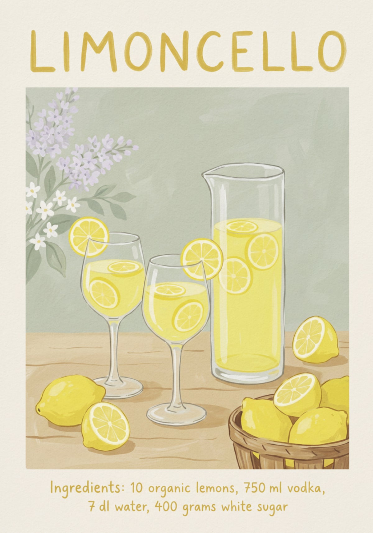 Limoncello Lemon Refreshment
