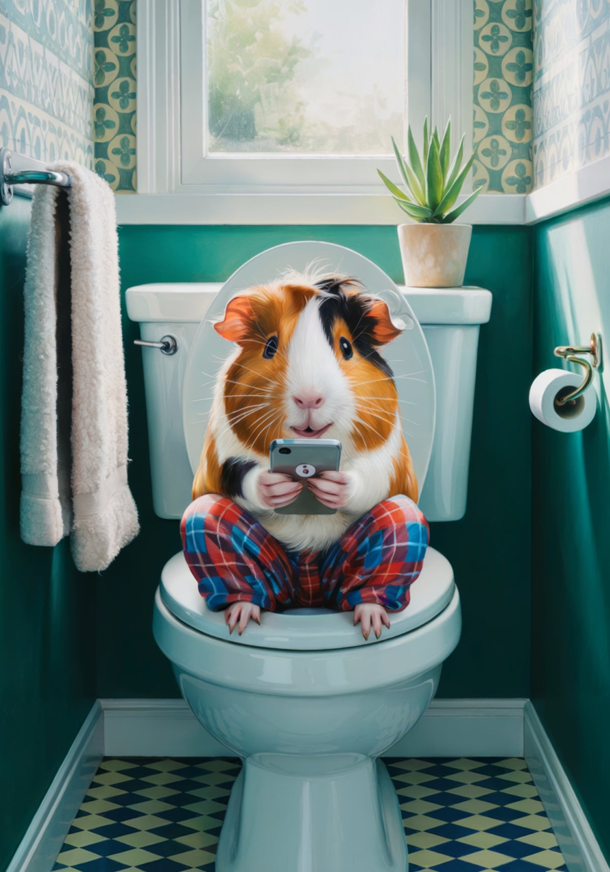 Guinea Pig Toilet Time