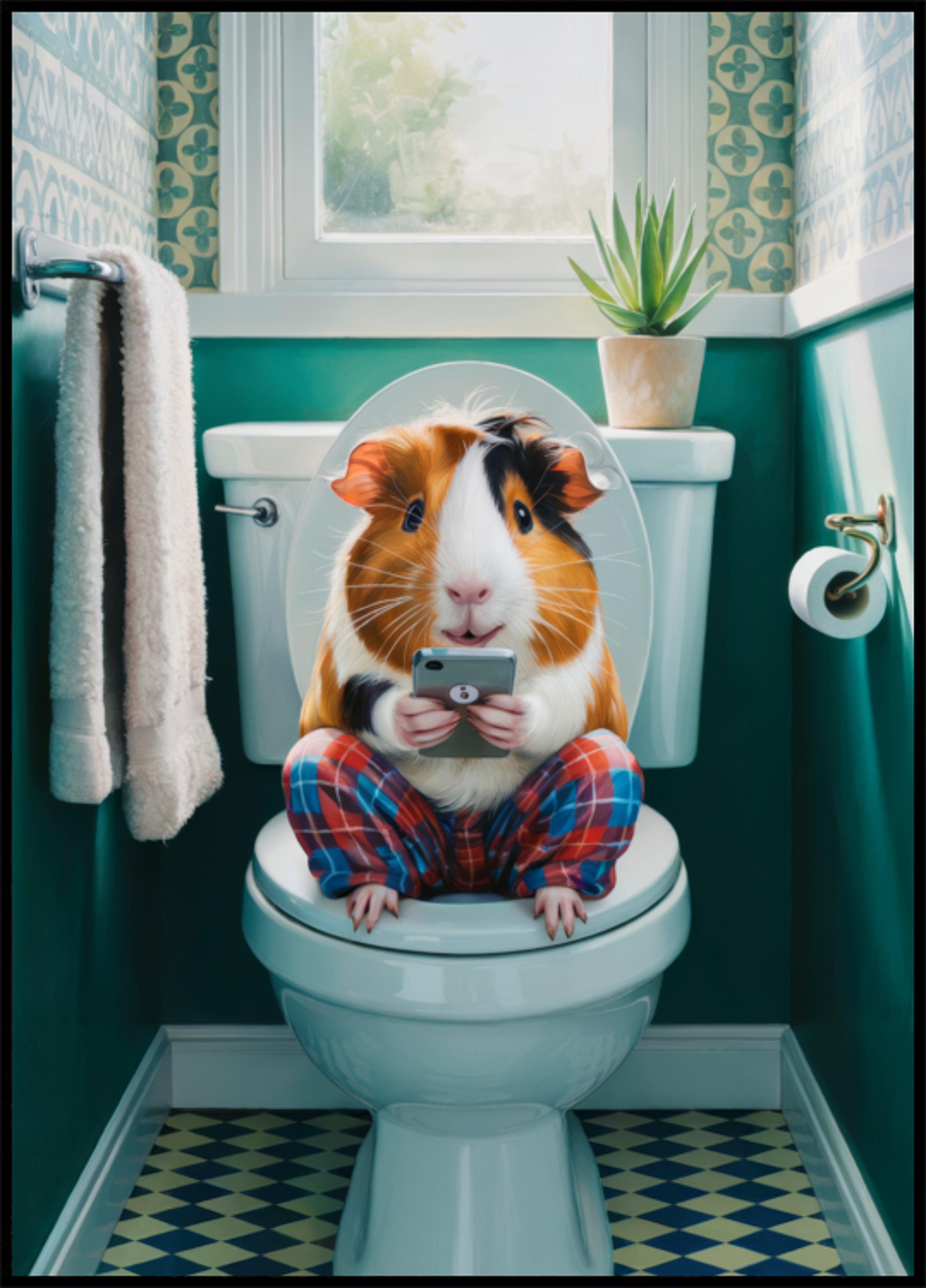 Guinea Pig Toilet Time