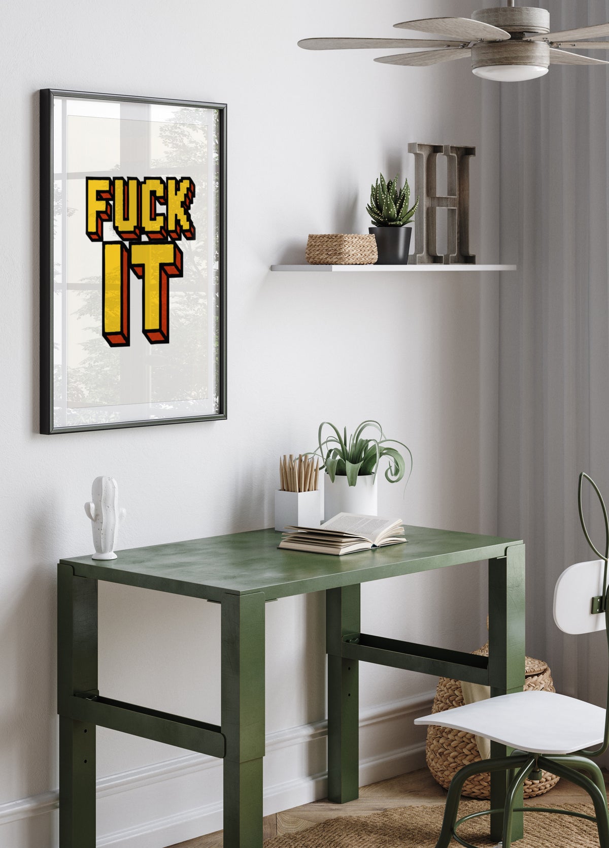 Retro Fuck It Statement