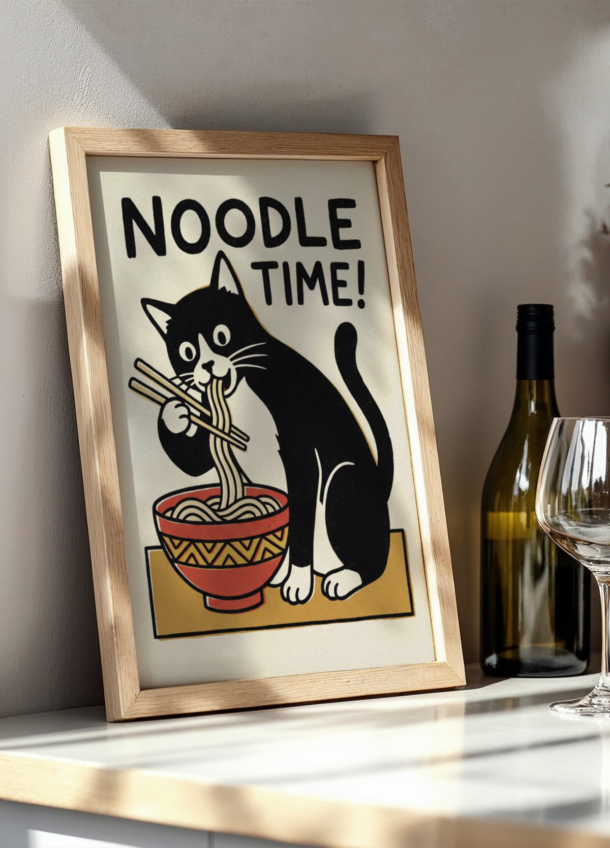 Noodle Time Cat