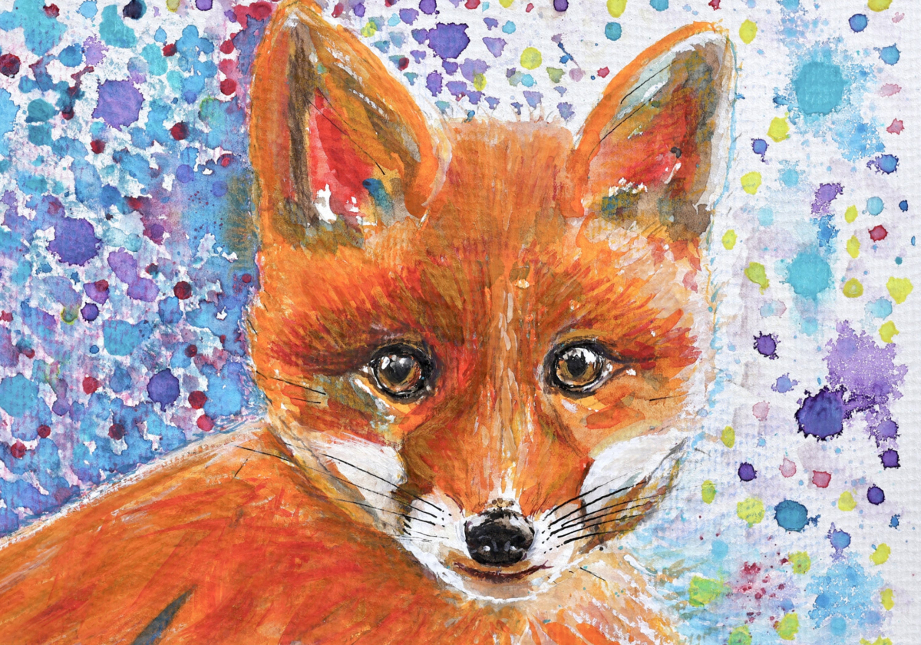 Whimsical Fox Cub
