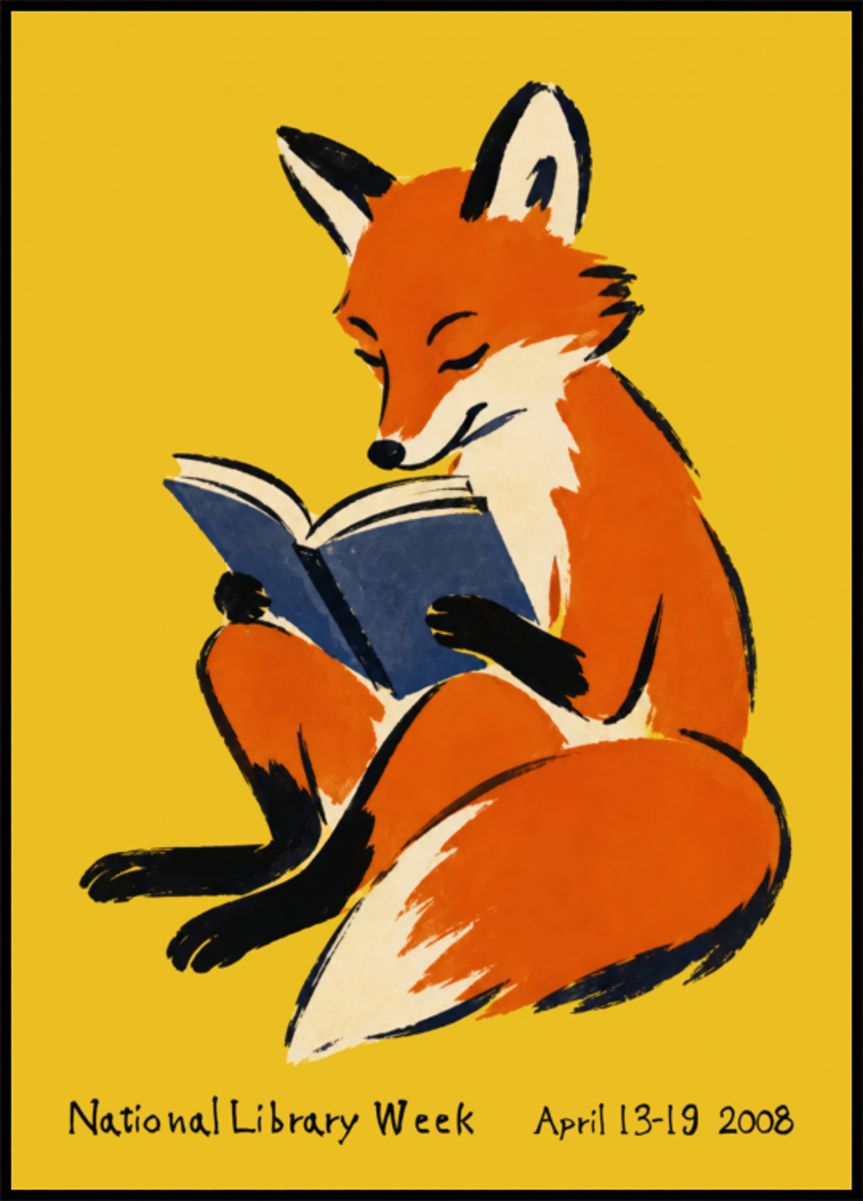 Cozy Fox Reading Book