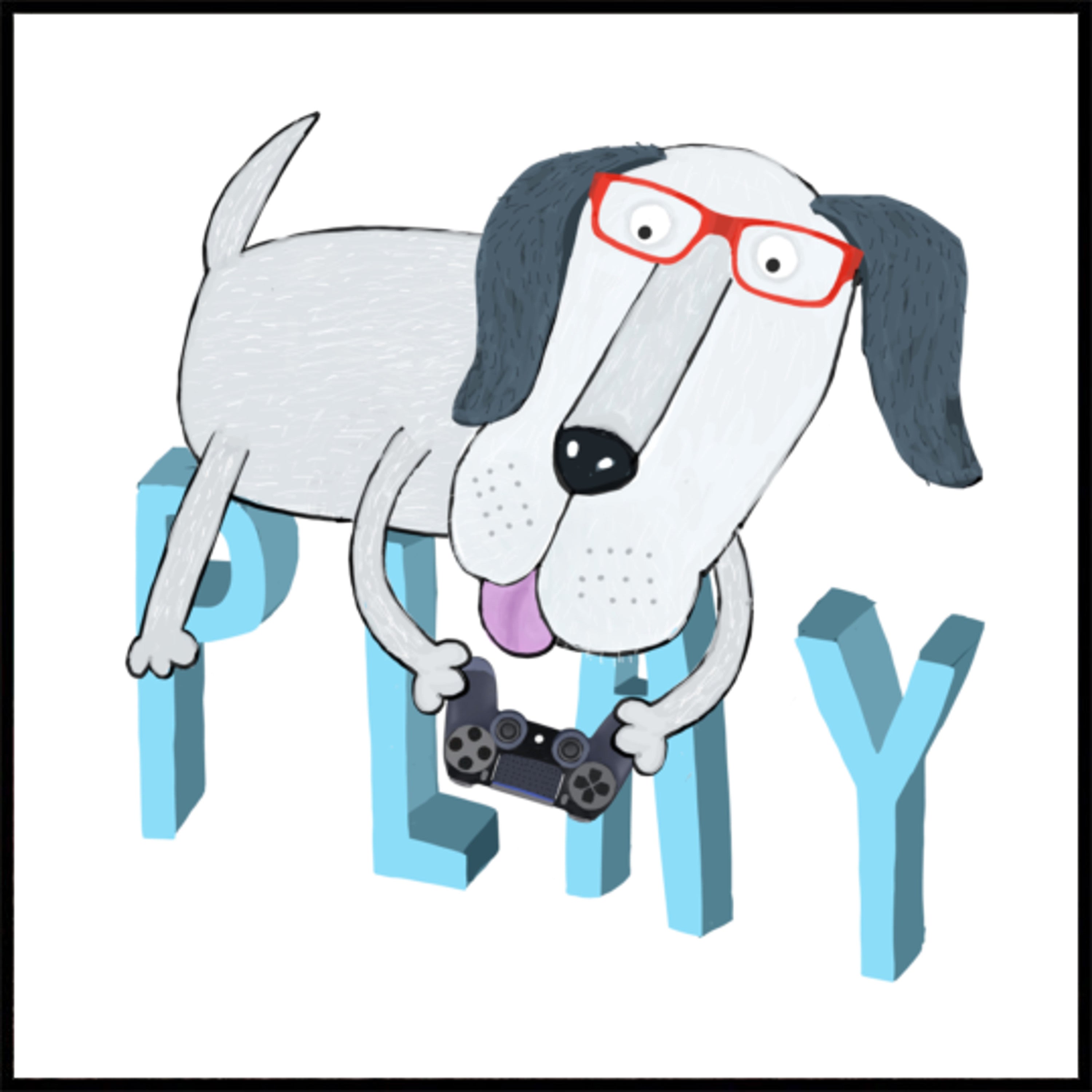 Dog Gamer Play