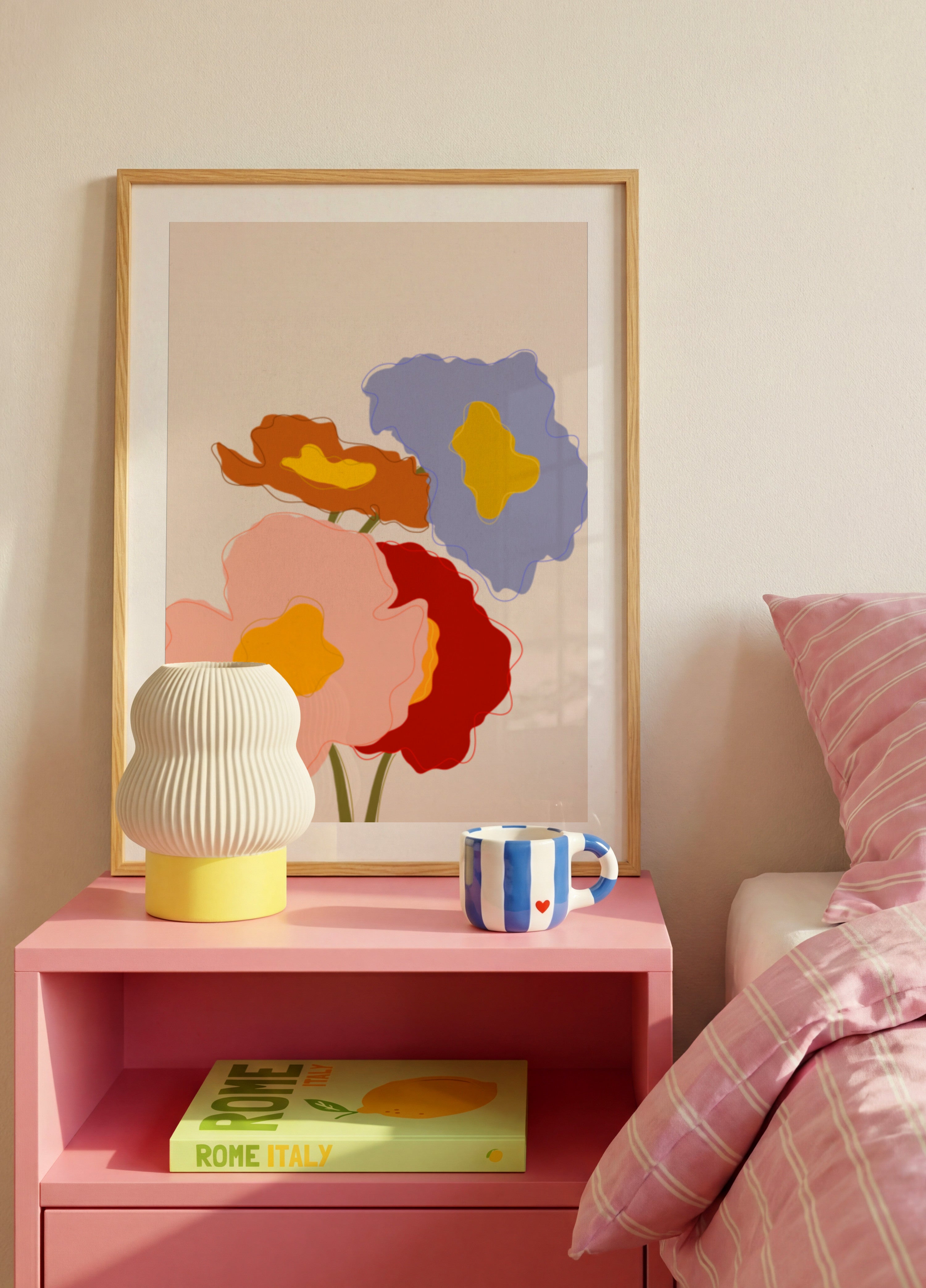 Colorful Abstract Flowers