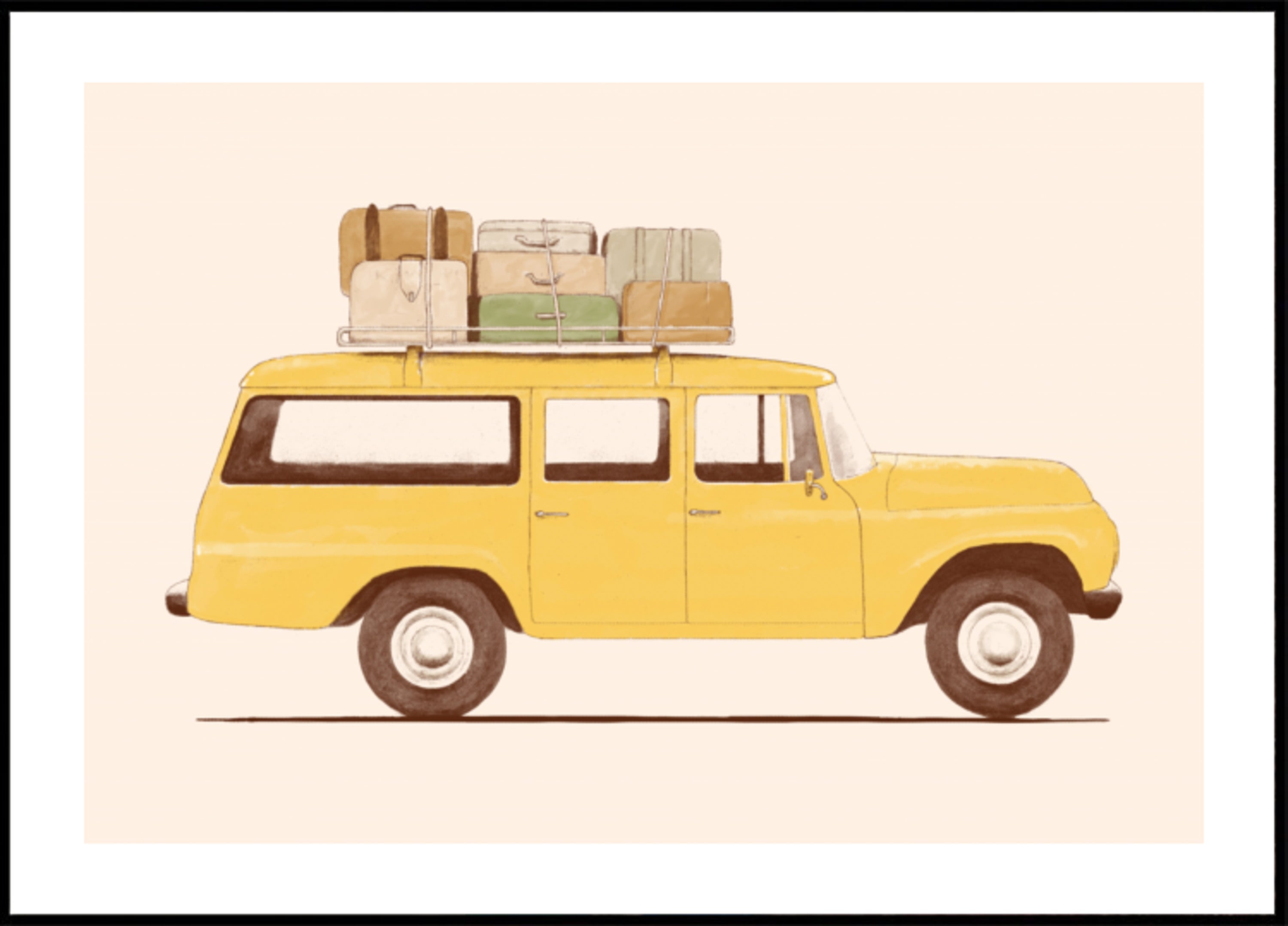 Vintage Road Trip Car