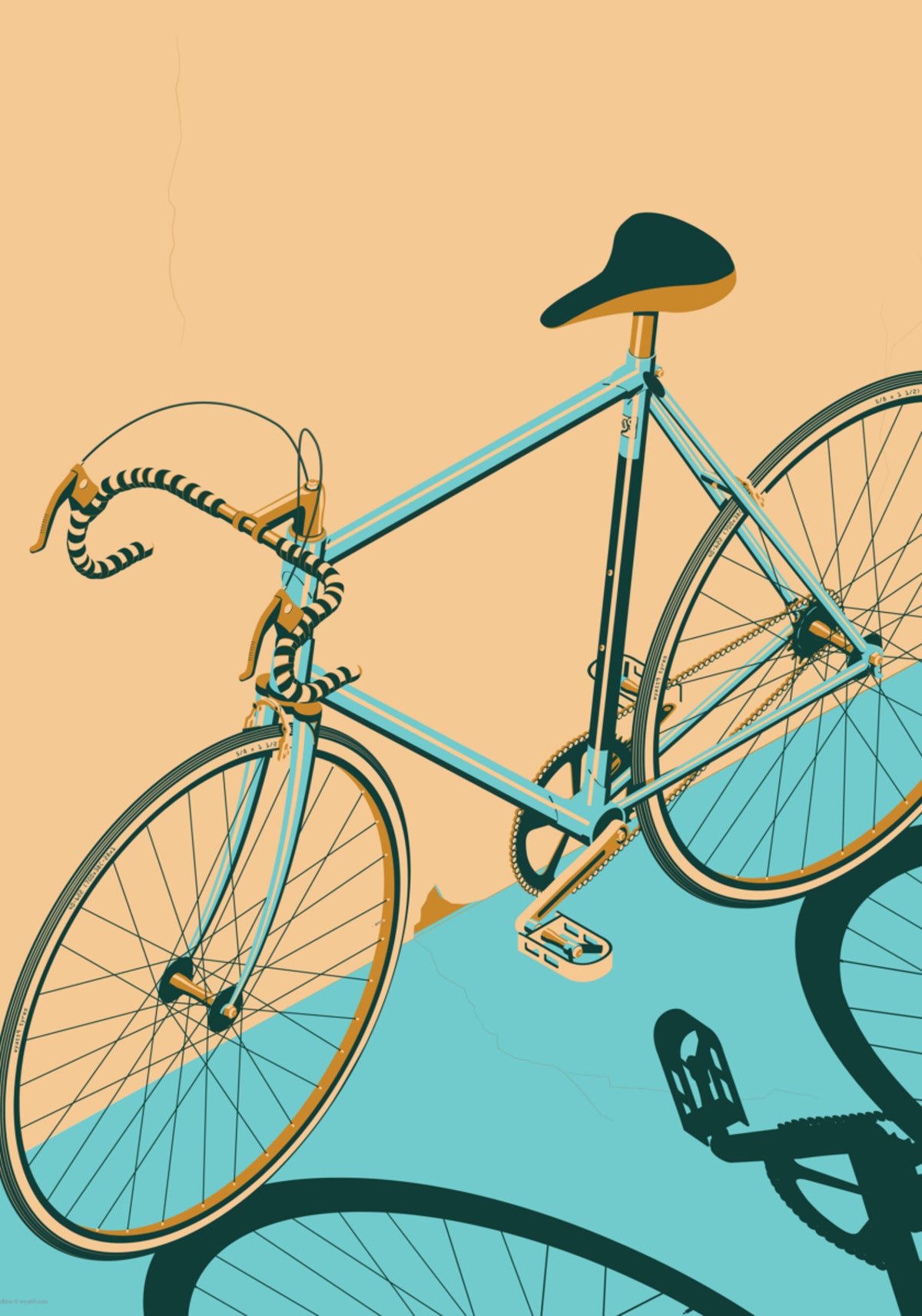 Retro Road Bike