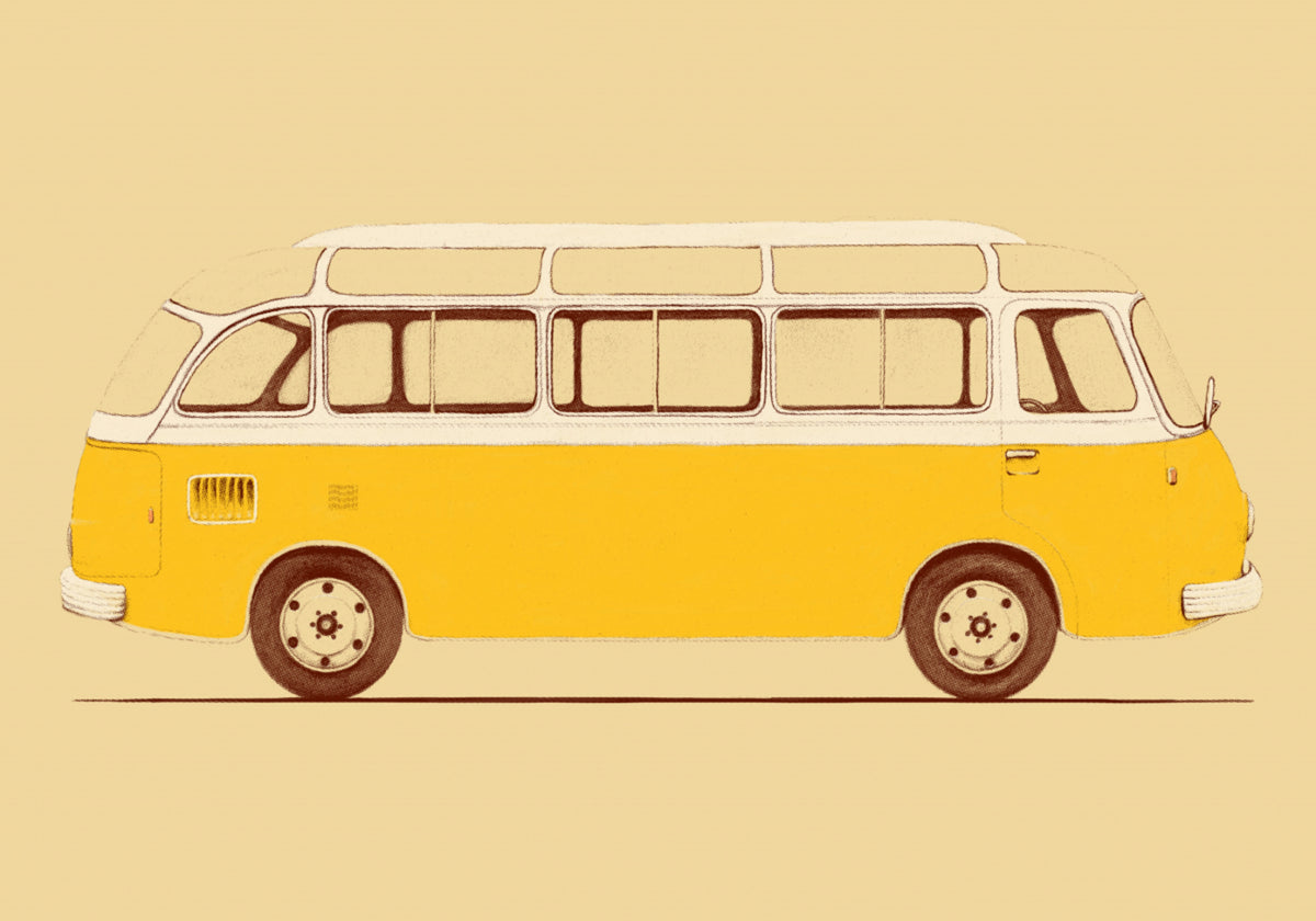Vintage Yellow Bus