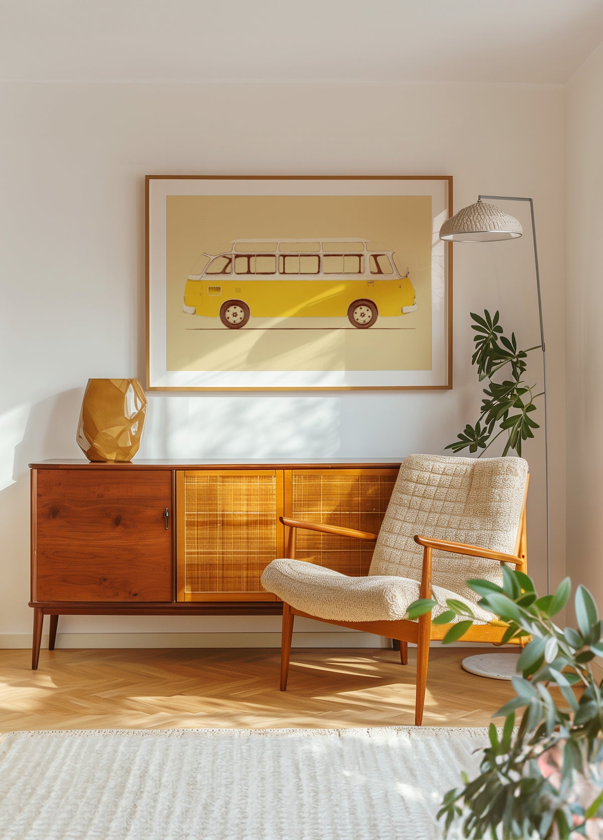 Vintage Yellow Bus