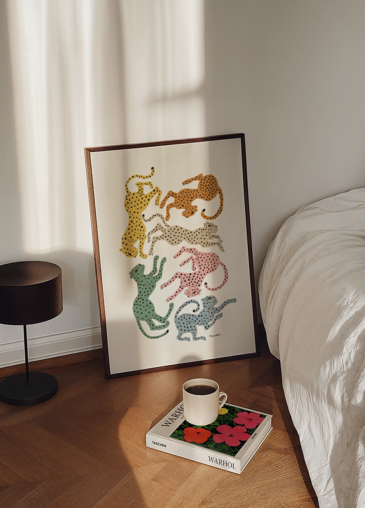 Colorful Dancing Cheetahs
