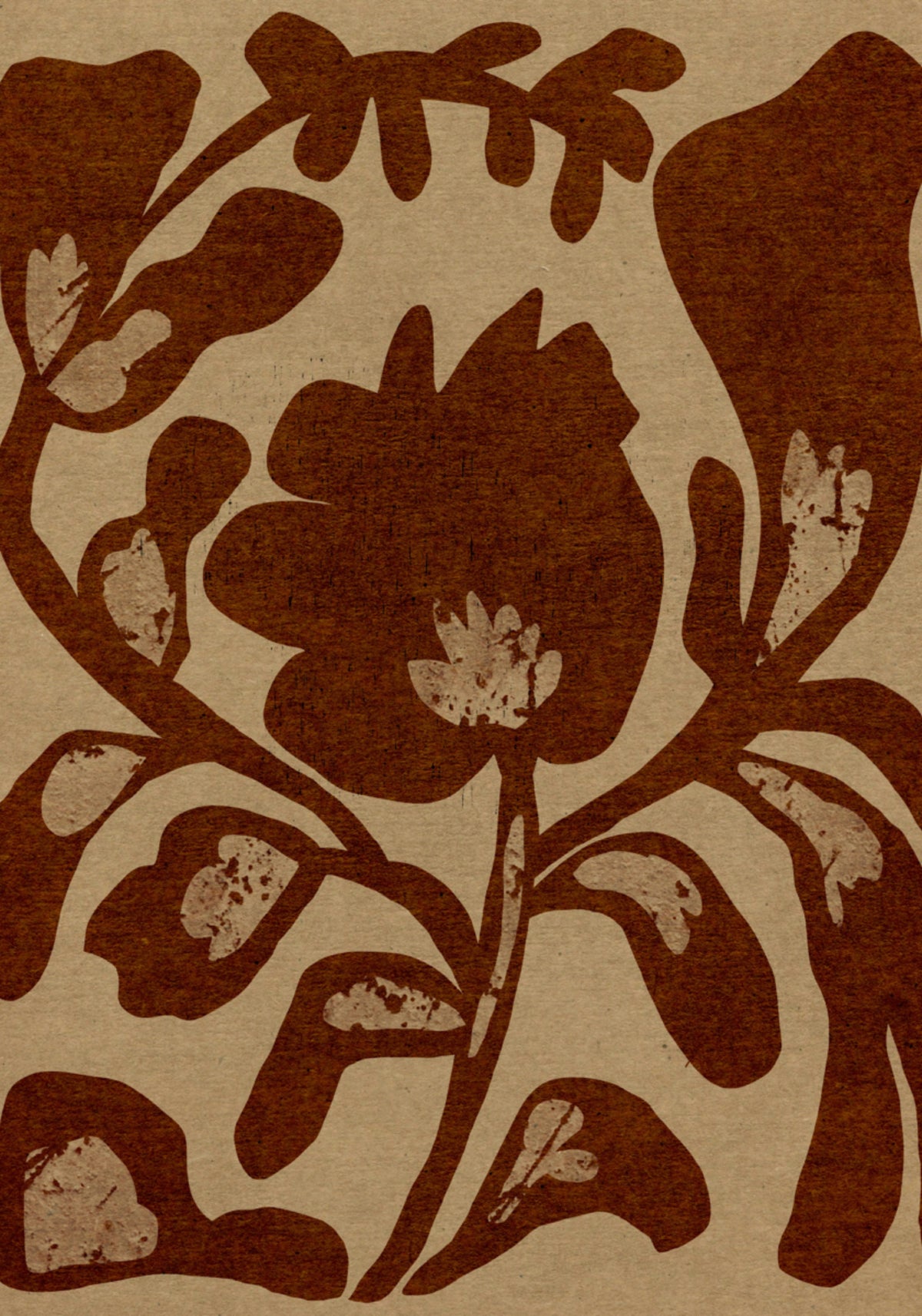 Earthy Floral Motif