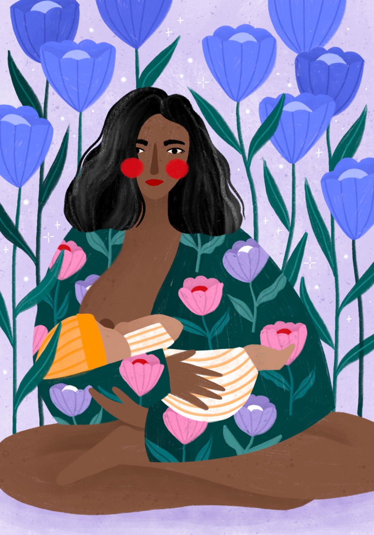 Mother's Floral Embrace