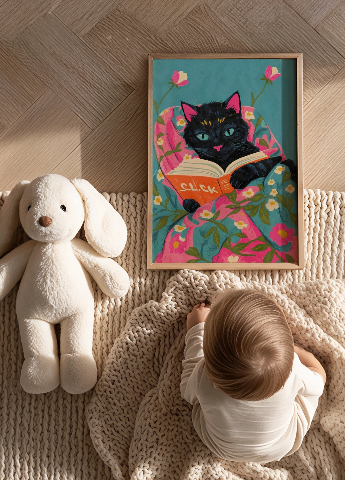 Cozy Reading Cat