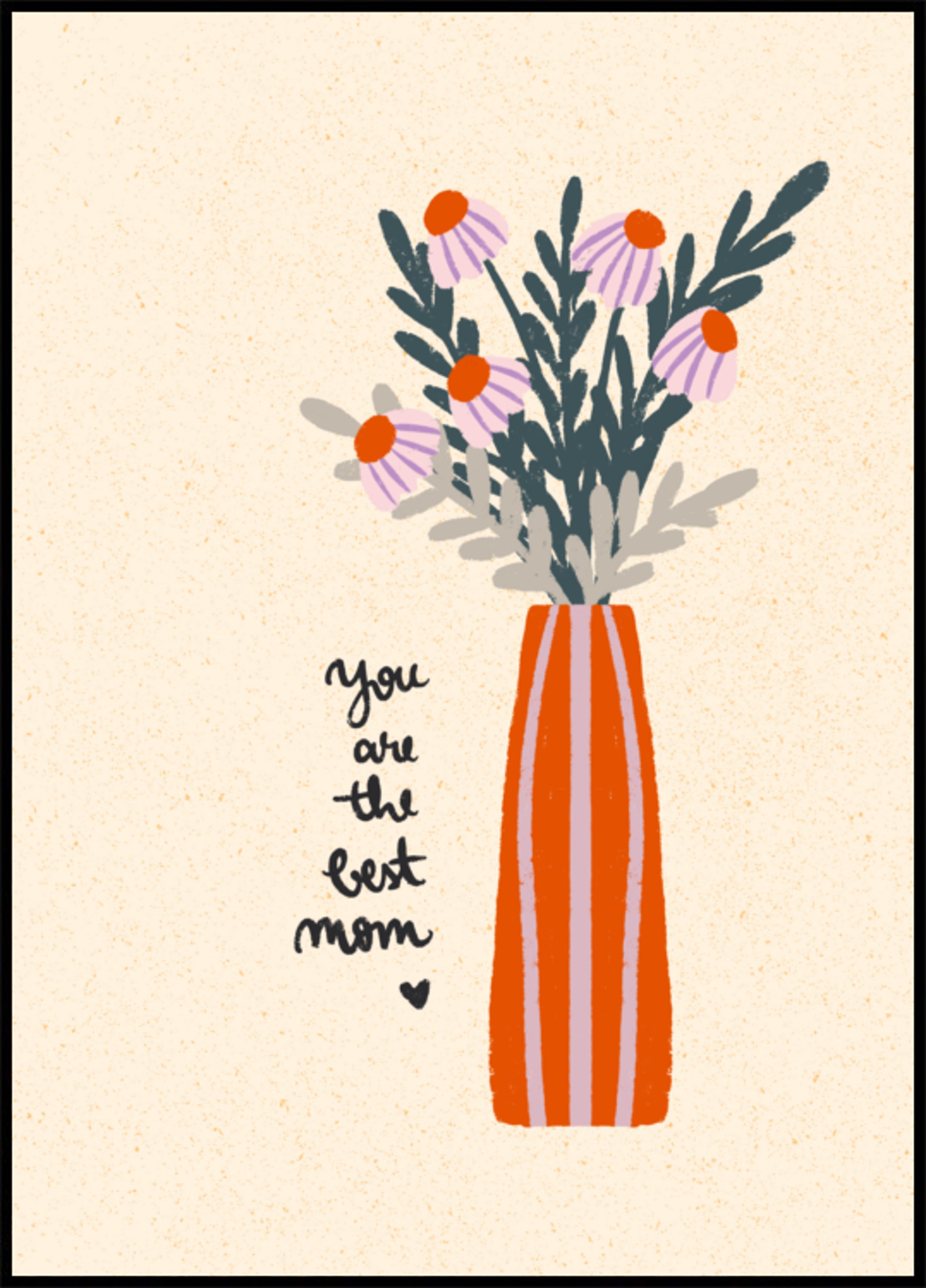 Best Mom Flower Vase