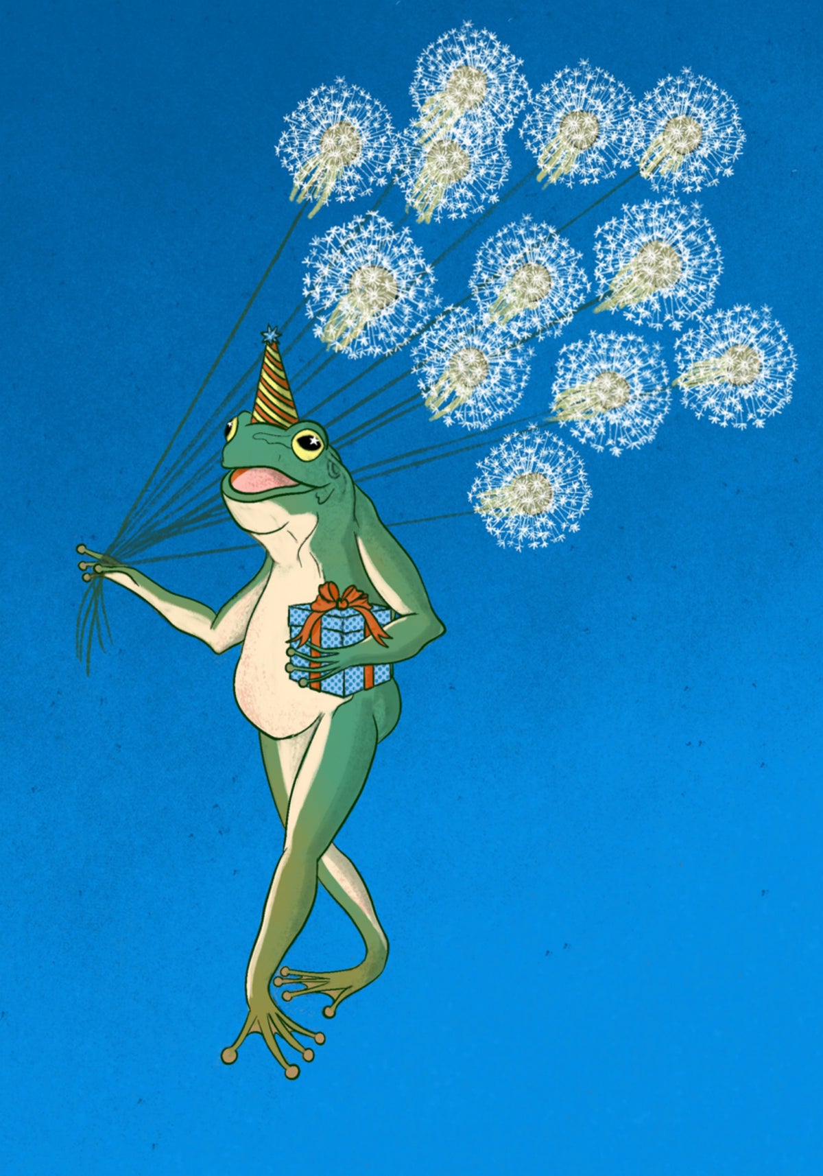 Frog's Dandelion Balloon Ride