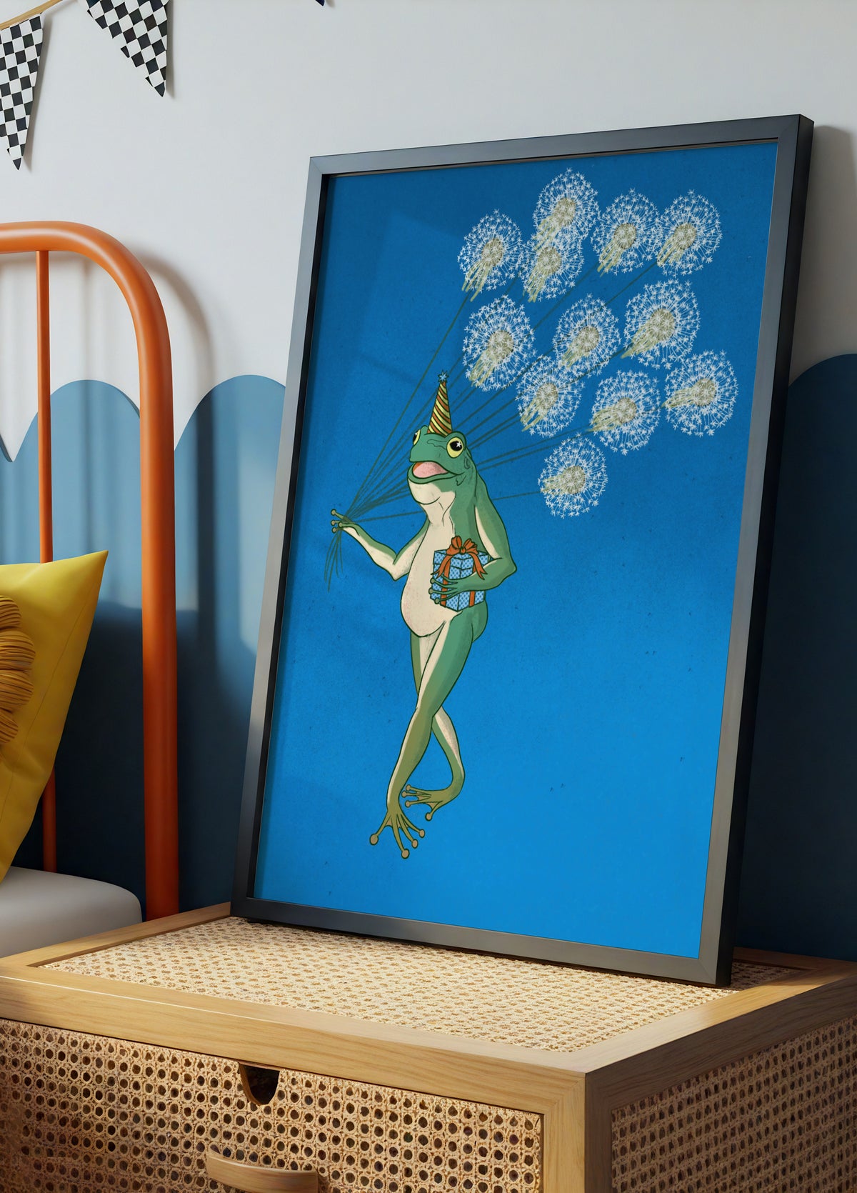 Frog's Dandelion Balloon Ride