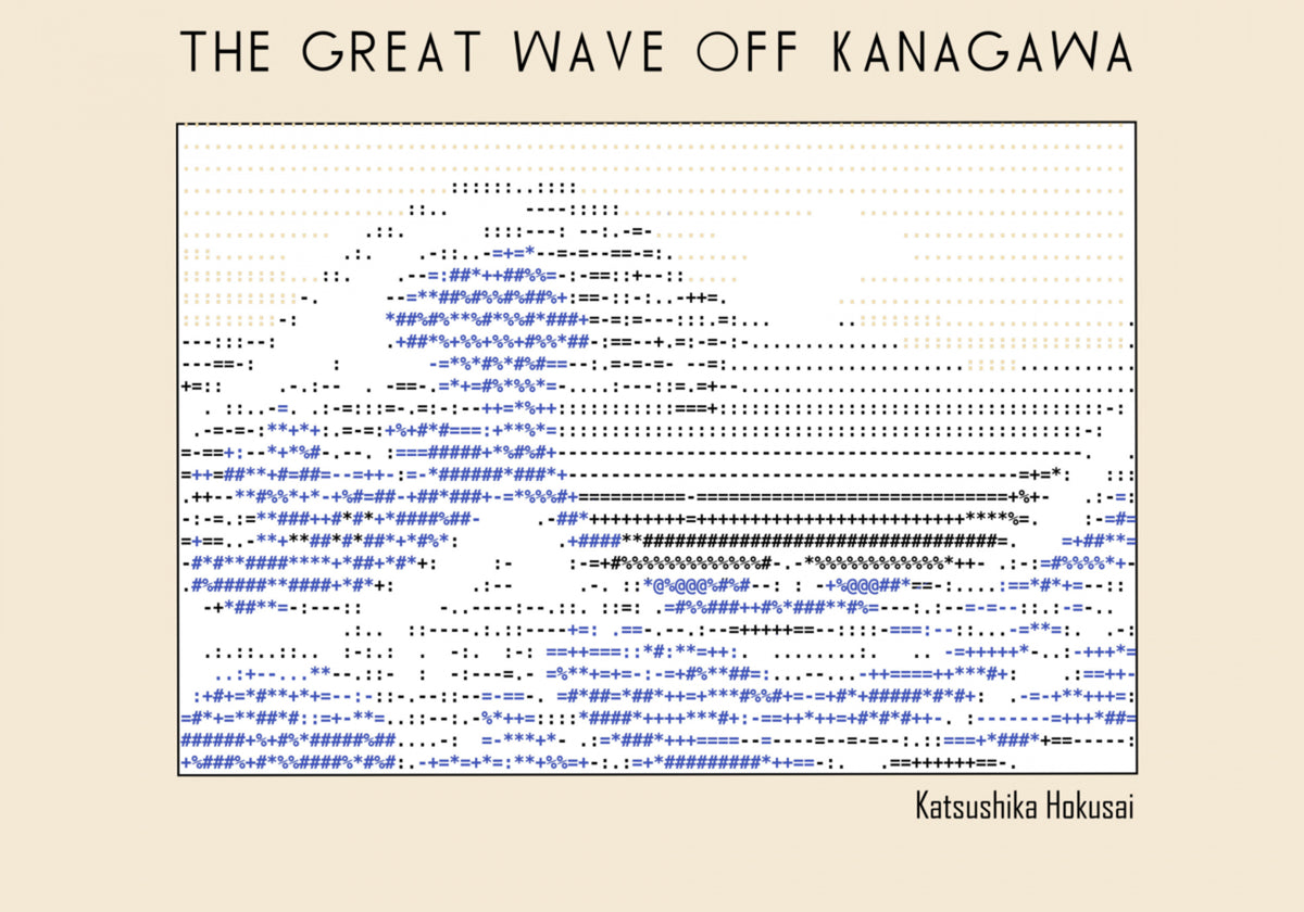 Iconic Blue Wave Art