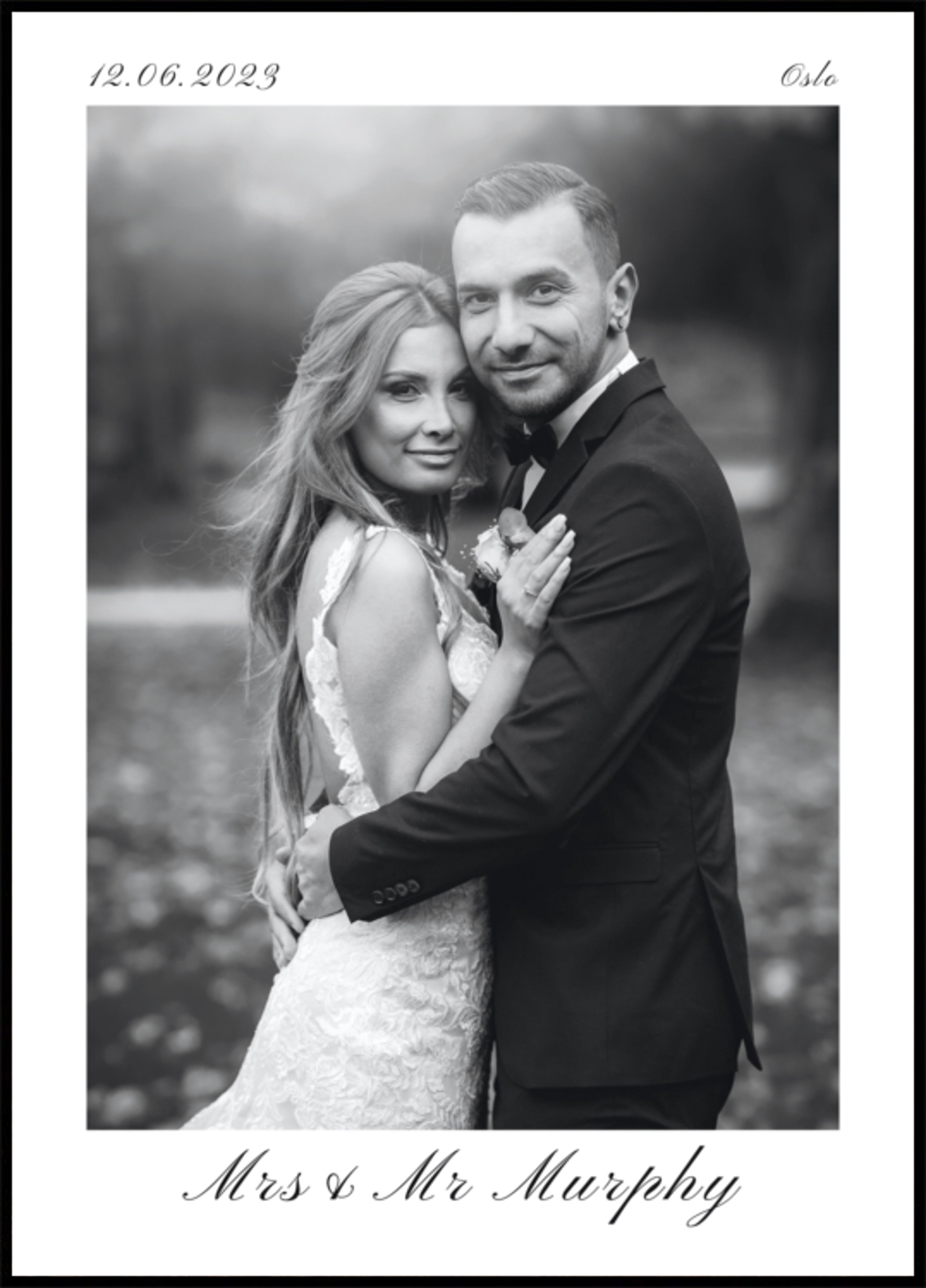 Personalized Wedding Portrait