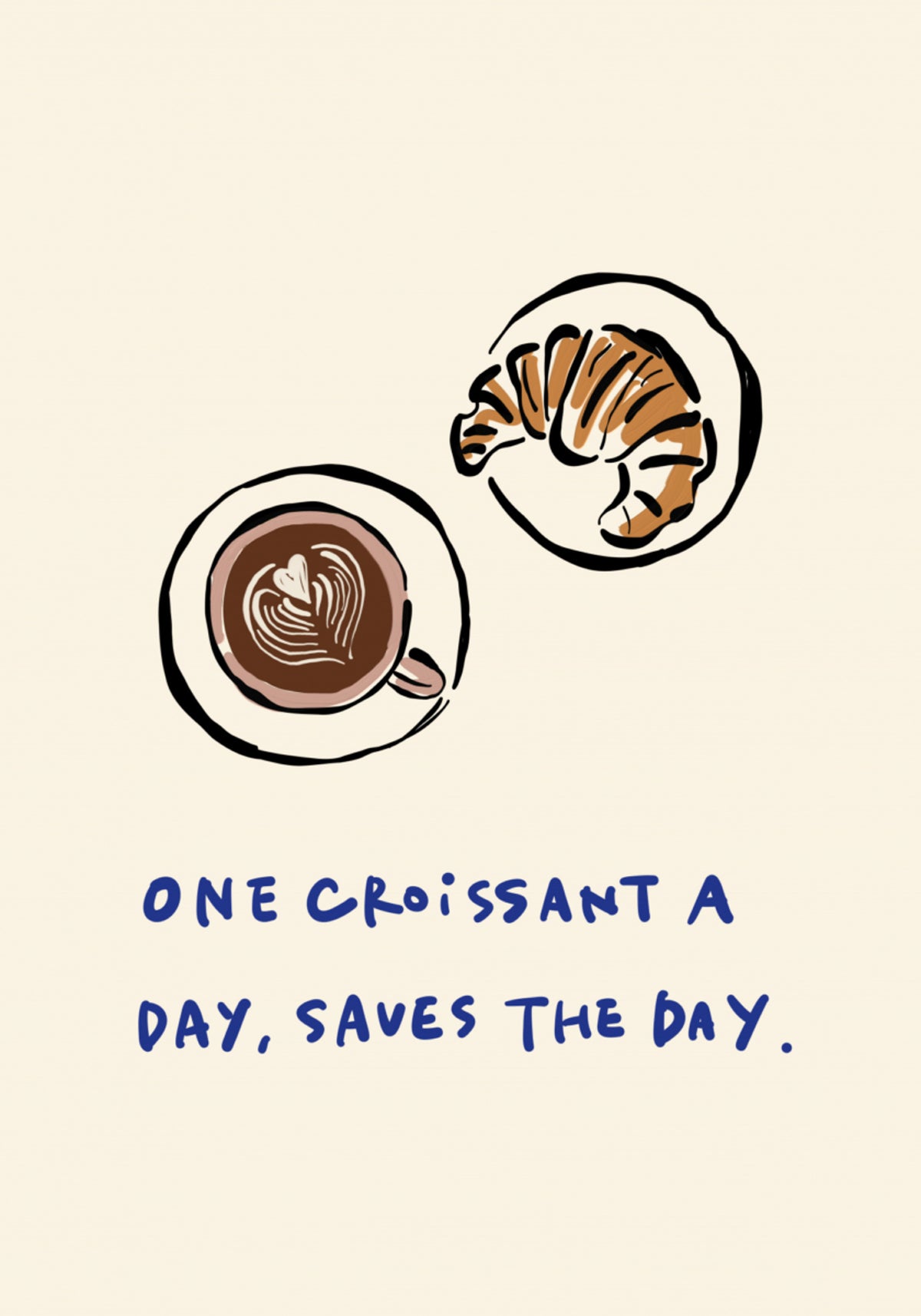 Cozy Croissant Coffee