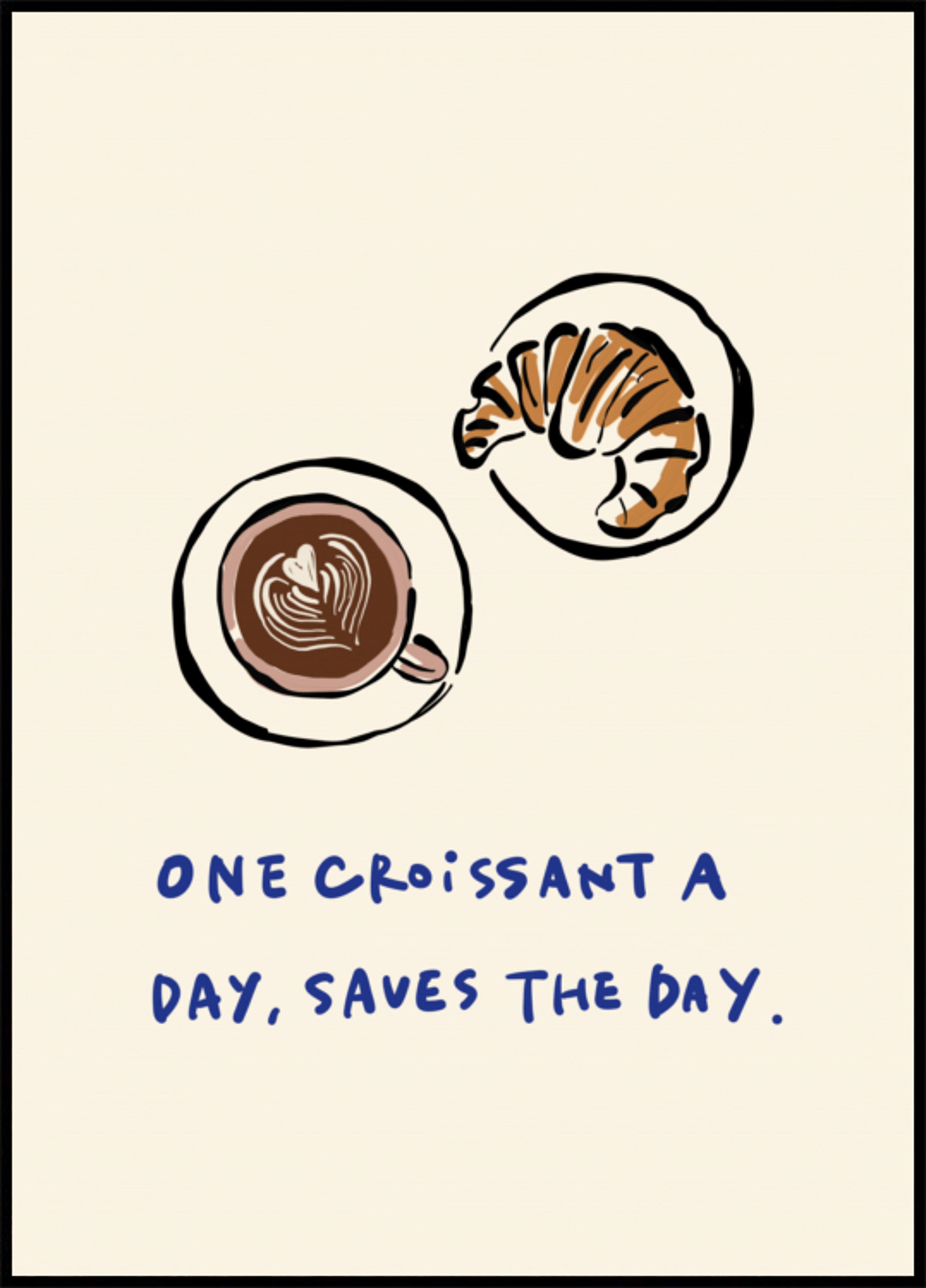 Cozy Croissant Coffee