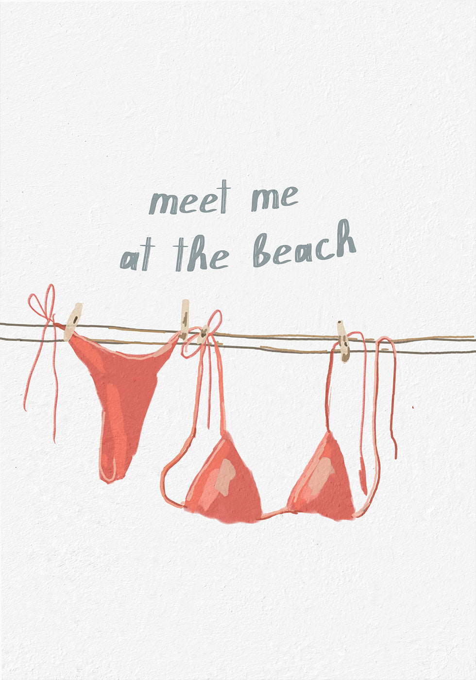 Meet Me at the Beach Poster