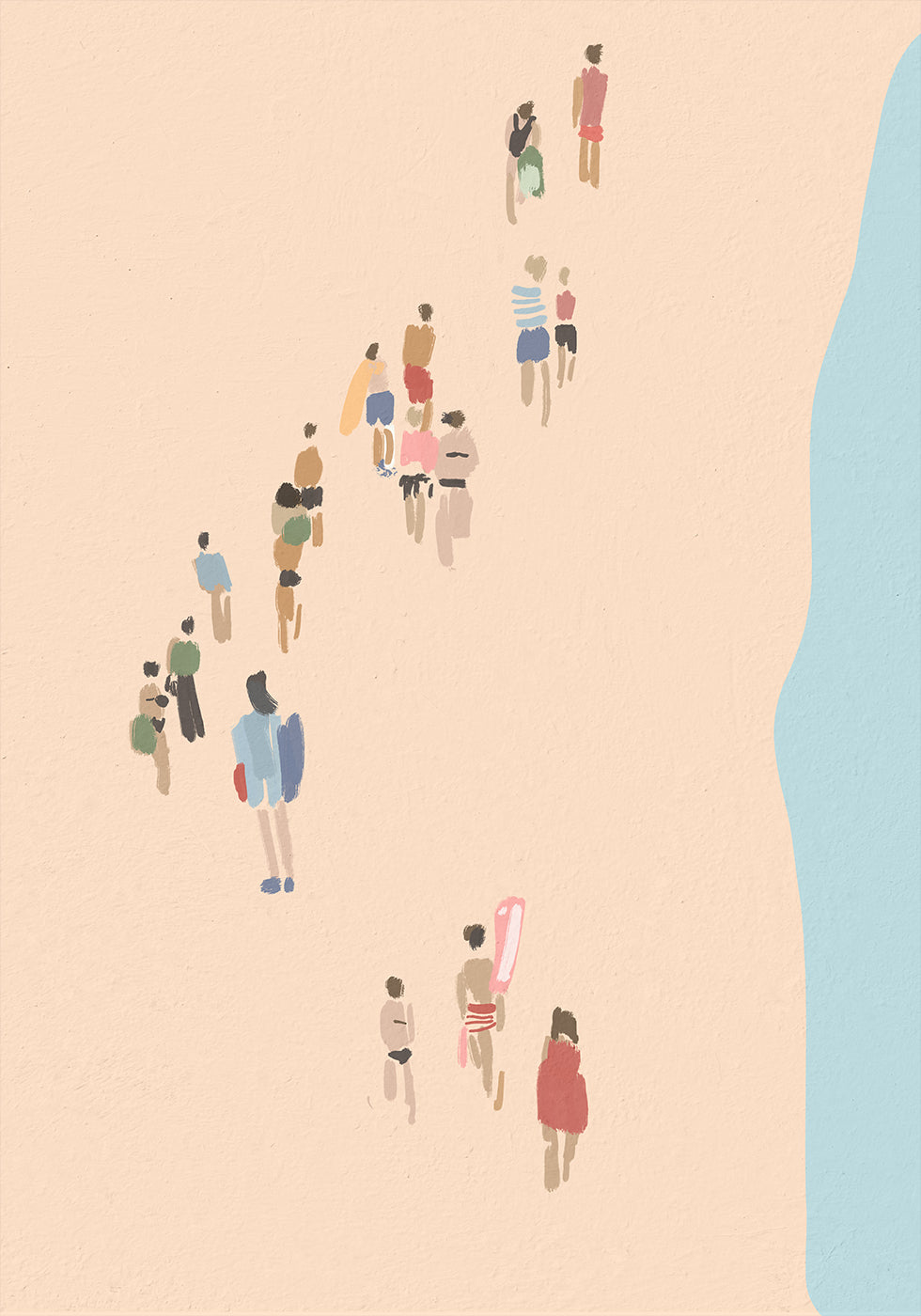 Walking to the Water Poster