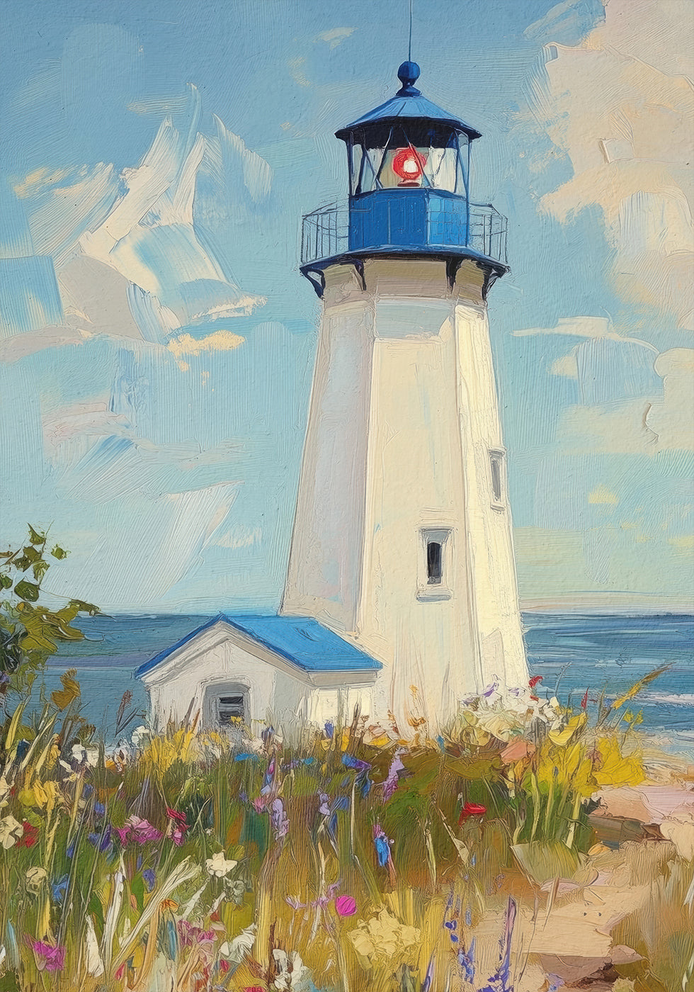 Coastal Lighthouse Poster