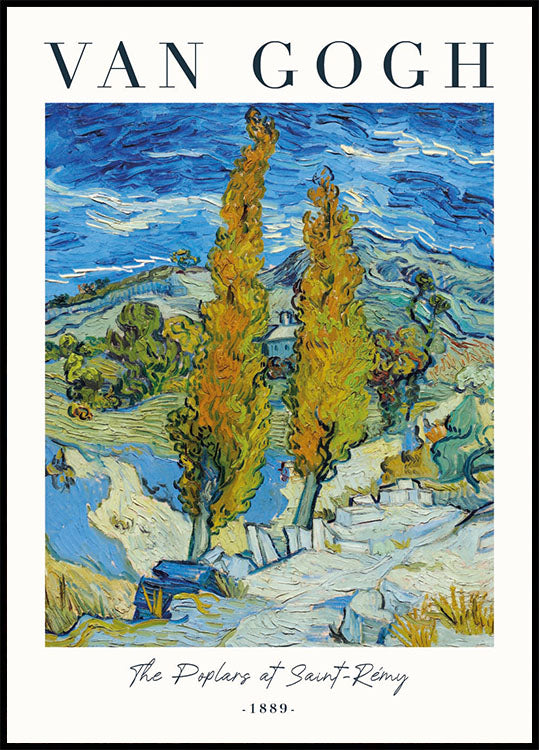 The Poplars at Saint-Rémy Poster