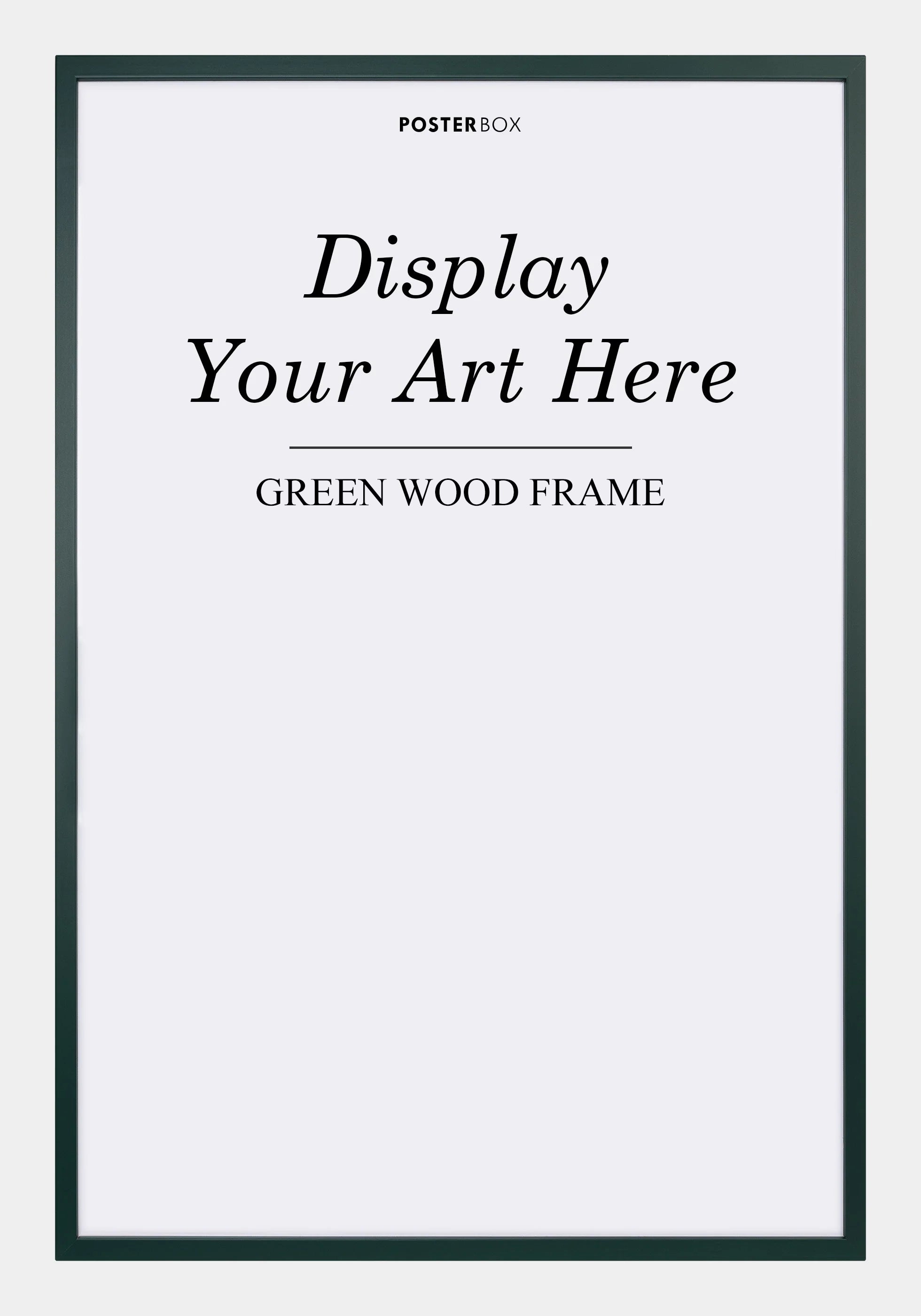 Green Wood Frame
