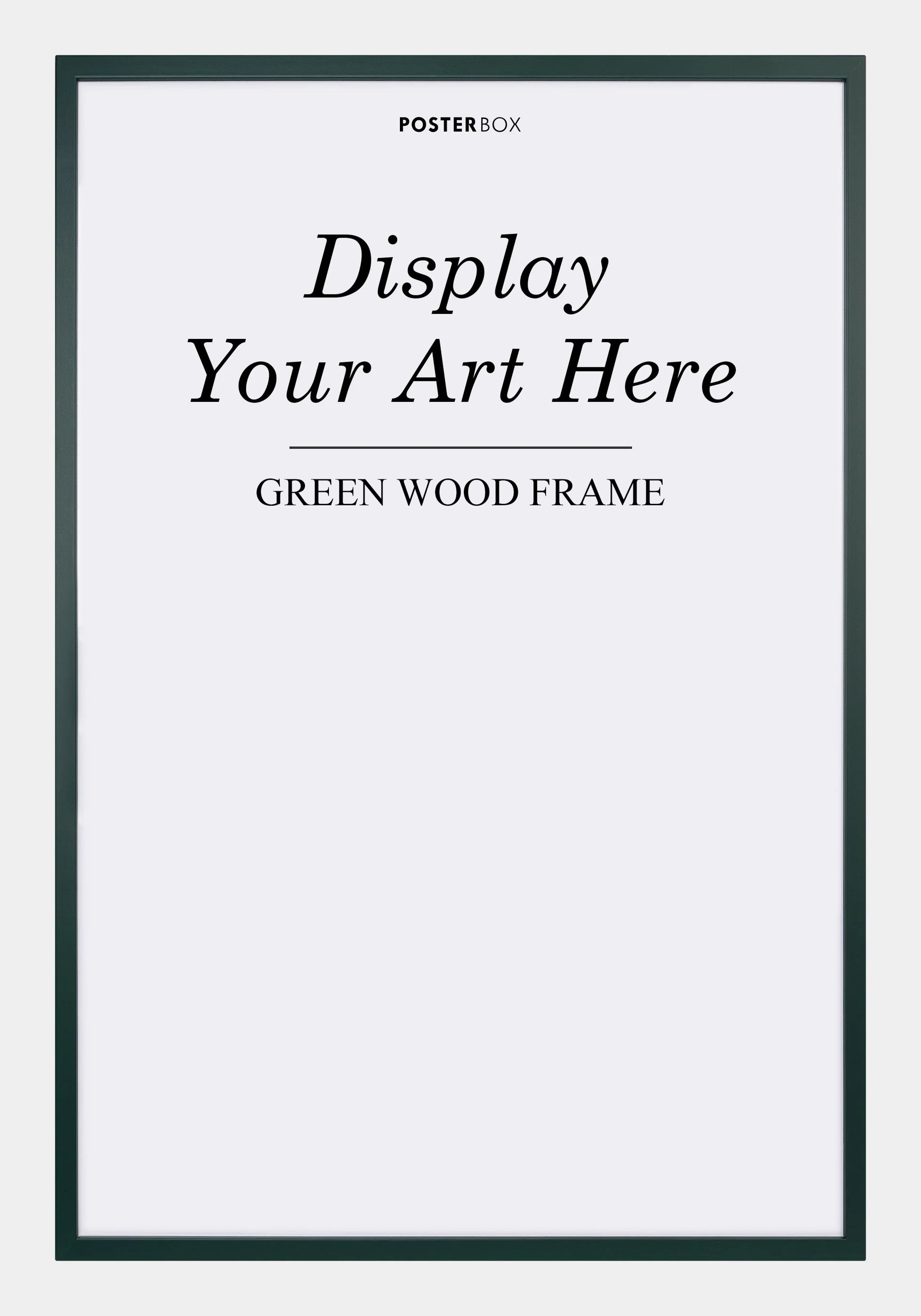 Green Wood Frame