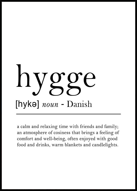 Hygge - A Danish Concept of Comfort Poster