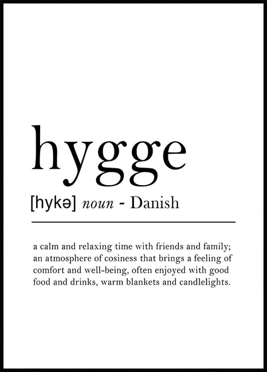 Hygge - A Danish Concept of Comfort Poster