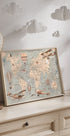 World Map Kids Room Plakat - Posterbox.no