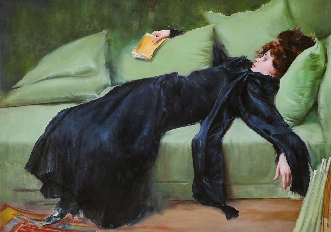 Decadent Young Woman, After the Dance Poster