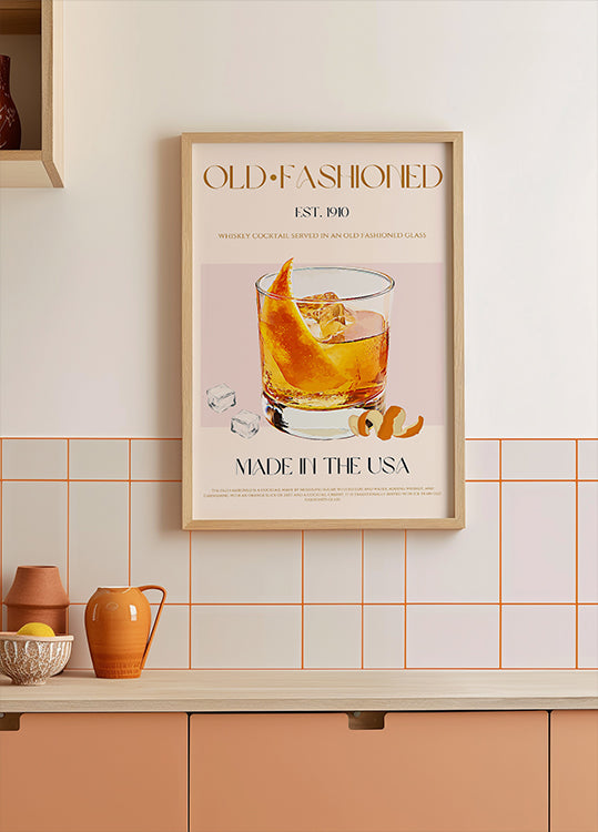 Classic Cocktail Charm Poster