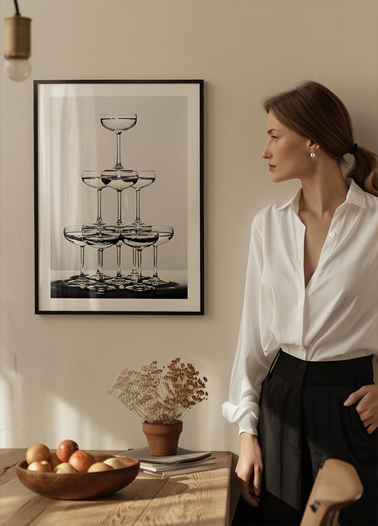 Champagne tower_6 Poster