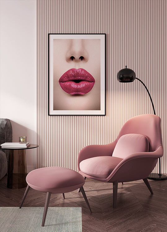 Pink Lips Poster