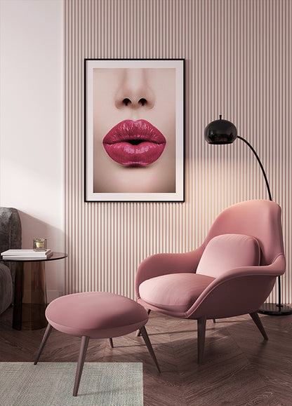 Pink Lips Poster