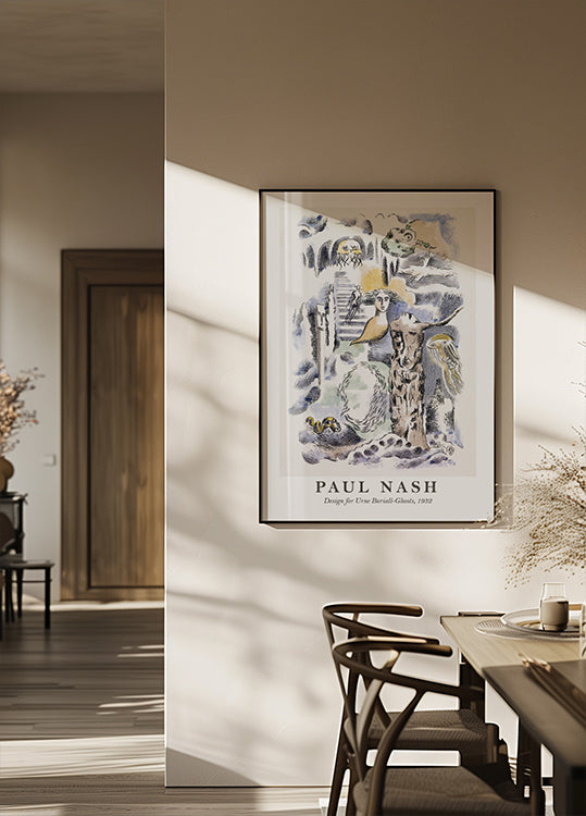 Design for Urne Buriall-Ghosts, Paul Nash Poster