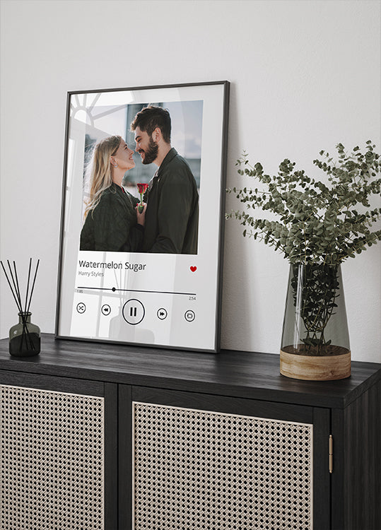 Custom Song Plaque Poster