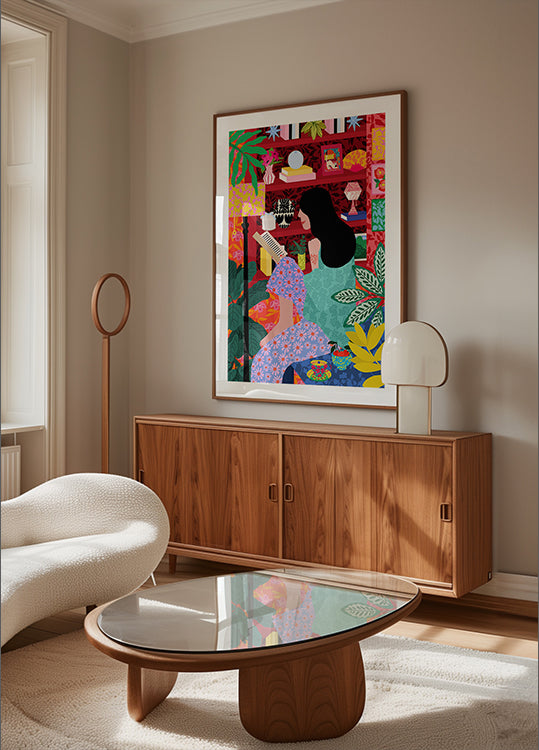 Girl Reading Her Favorite Book