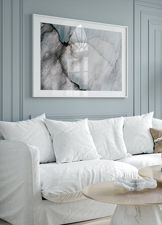 Abstract shapes of landscape #4 Poster