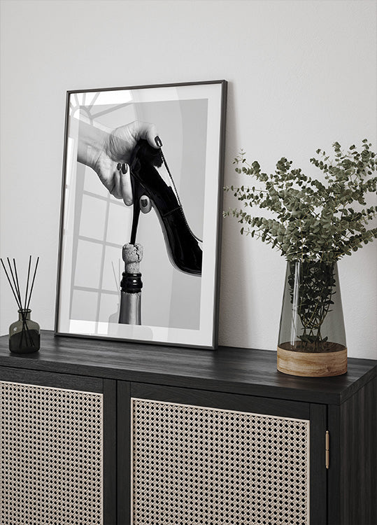 High-Heeled Wine Opener Poster