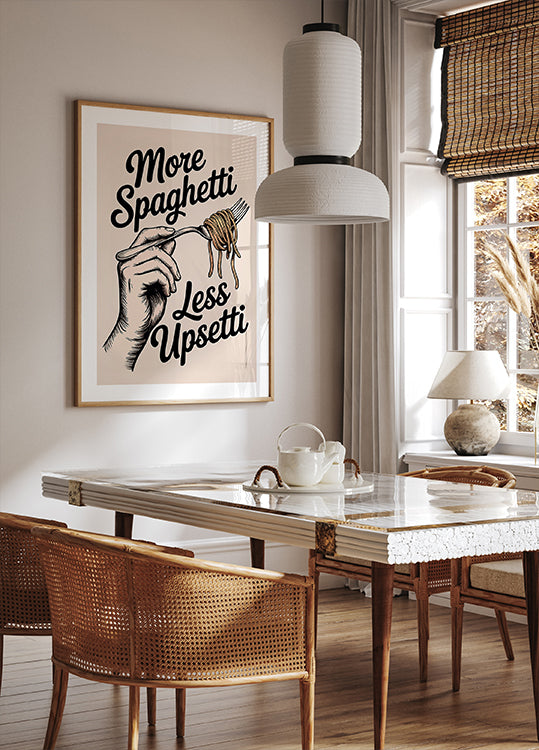 More Spaghetti, Less Upsetti Poster