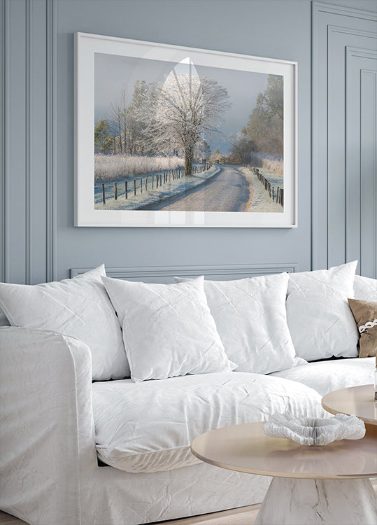 A Frosty Morning Poster