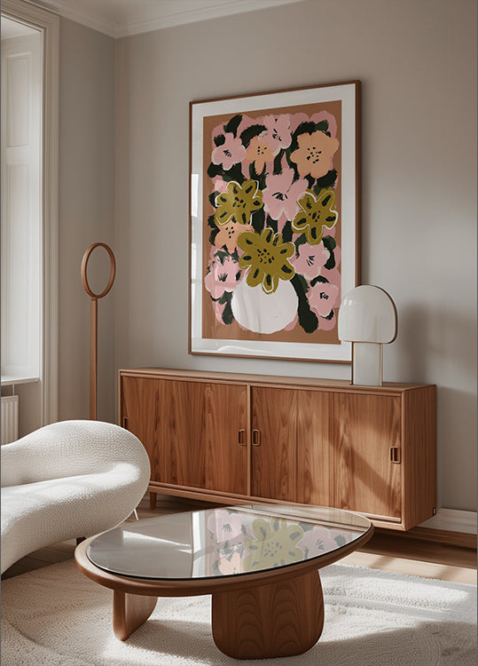 Floral Harmony Poster