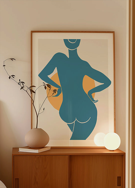 Blue Woman Poster