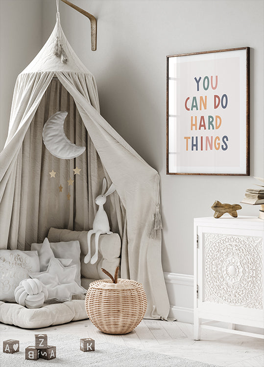 You Can Do Hard Things Poster