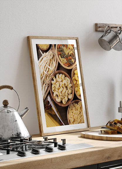 Types of Pasta Collection Poster